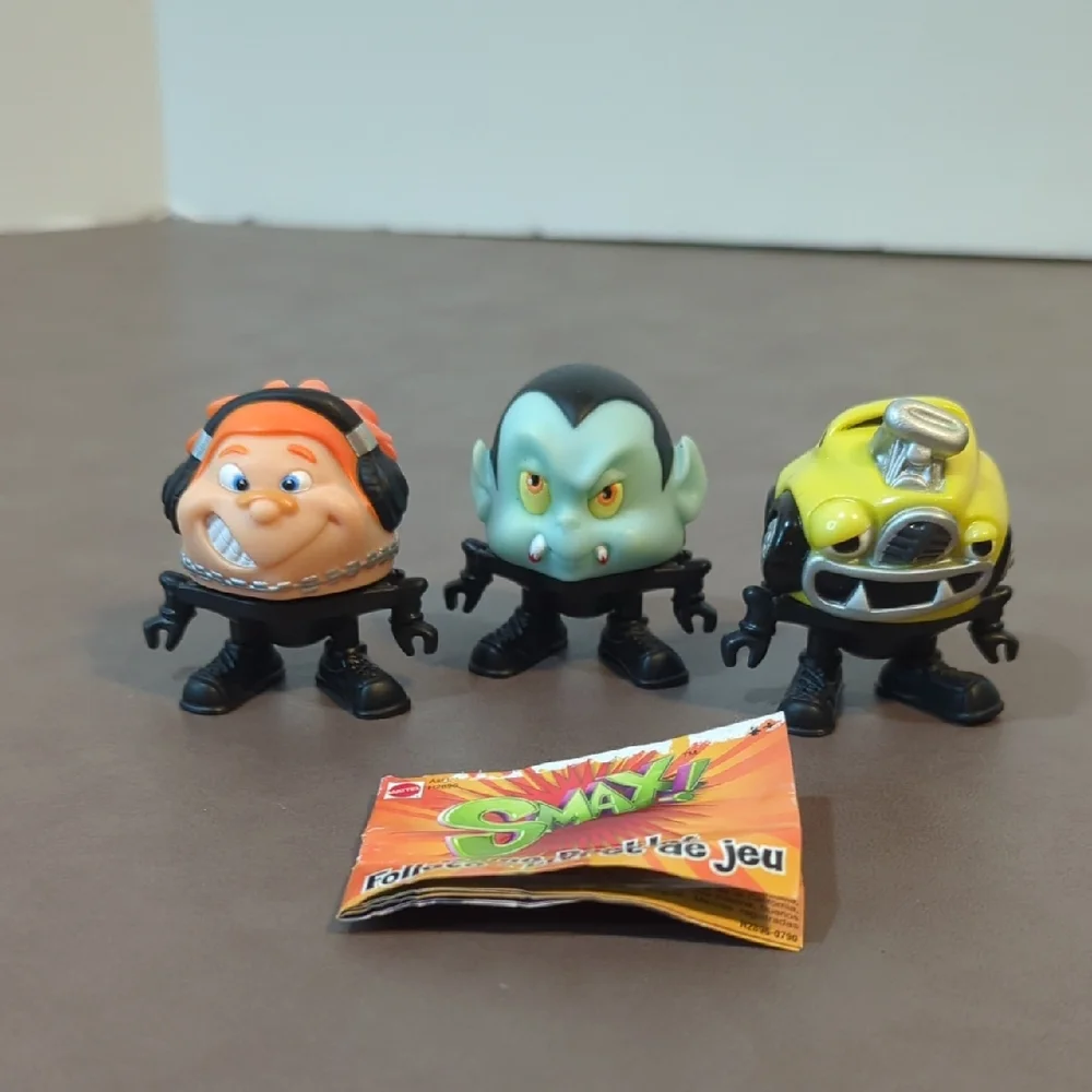 2004 Mattel Smax Game Characters Hott Rodd Fangster Shredhead Dracula Muscle Car